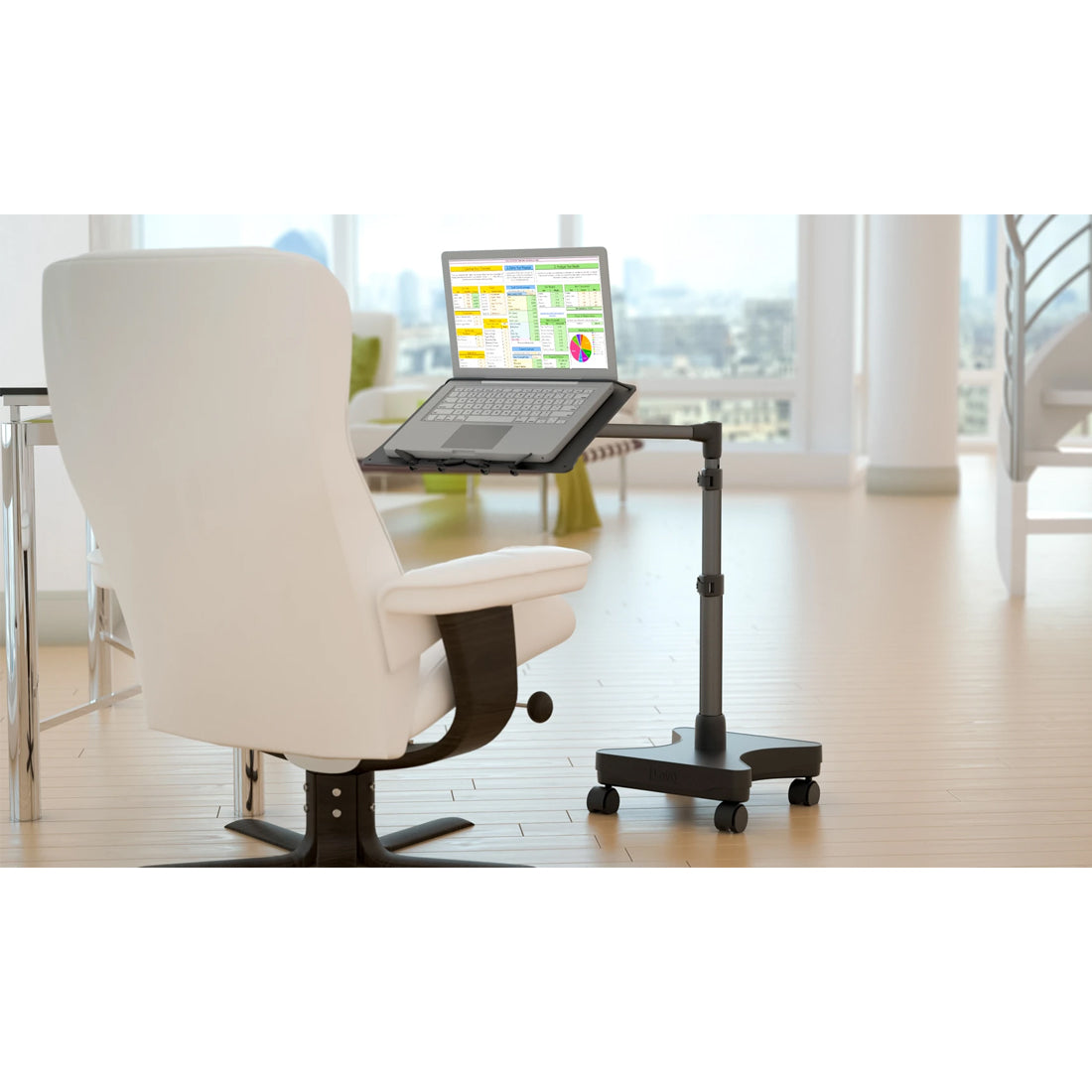 LEVO - Rolling Laptop Workstation Stand LEVO - Rolling Laptop Workstation Stand